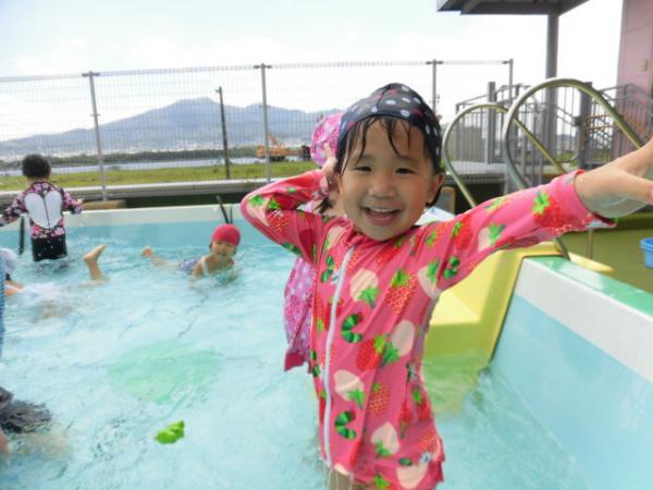水遊びをしたよ!1