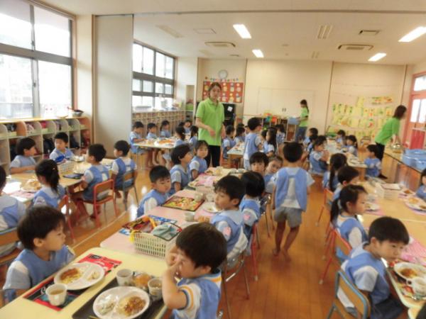 青空給食 みんなでたべたよ!!1